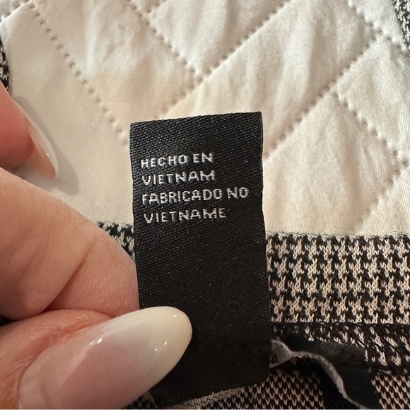 Forever 21 Houndstooth Zip-Front Mini Dress Size M Corporate Siren Collegiate - Picture 10 of 16